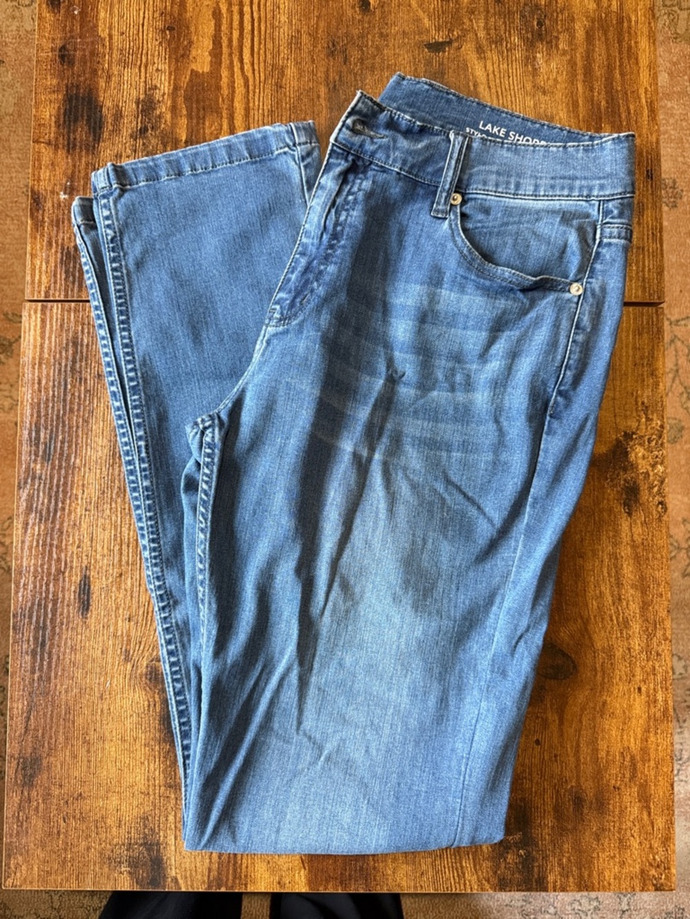 Lake Shore Men's Straight Jeans in Faded Blue